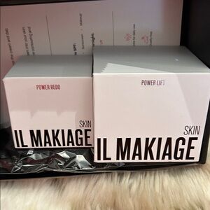 IL MAKIAGE Skin Power Redo and Lift Set in White and Black. New in box